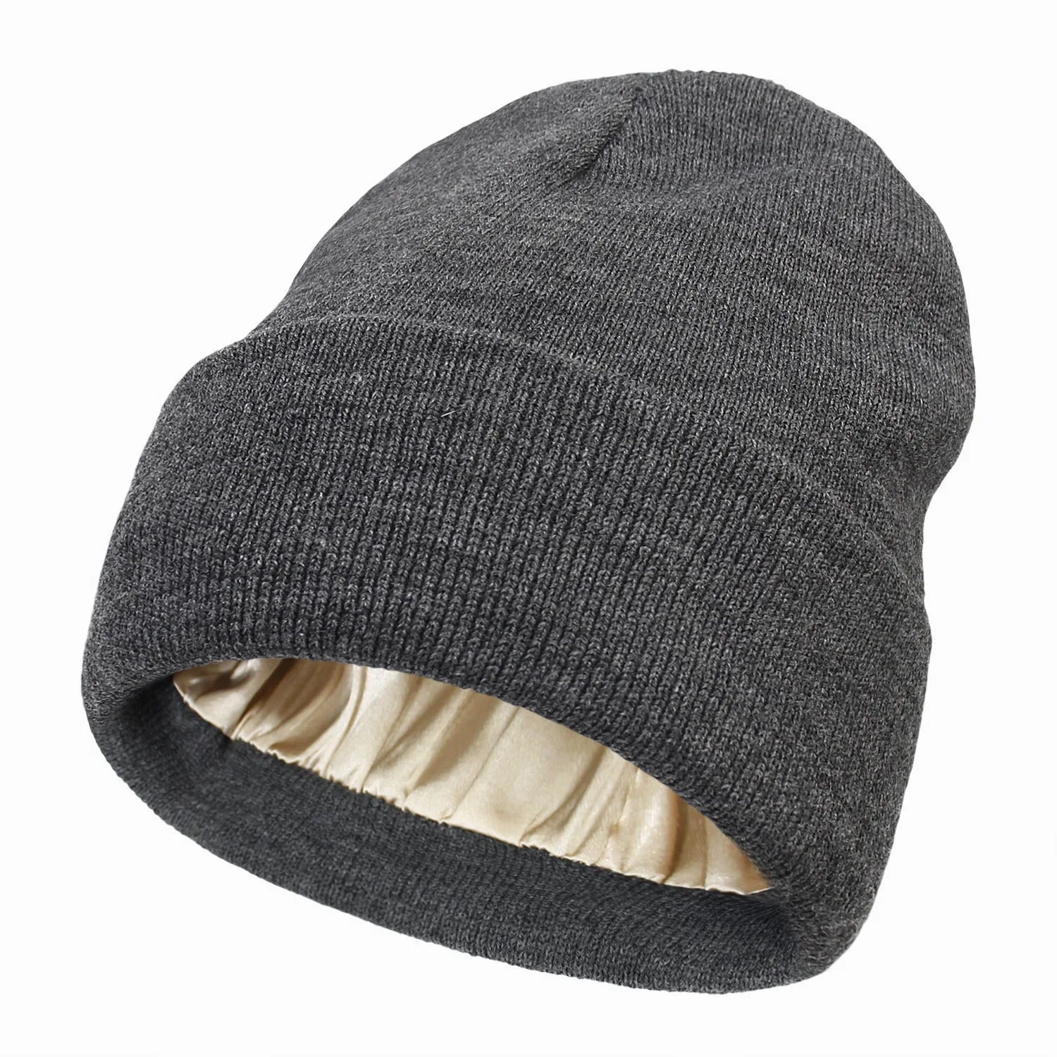 Bonnet Tricot Doublure Satin - Satinaza winter-knitted-hat