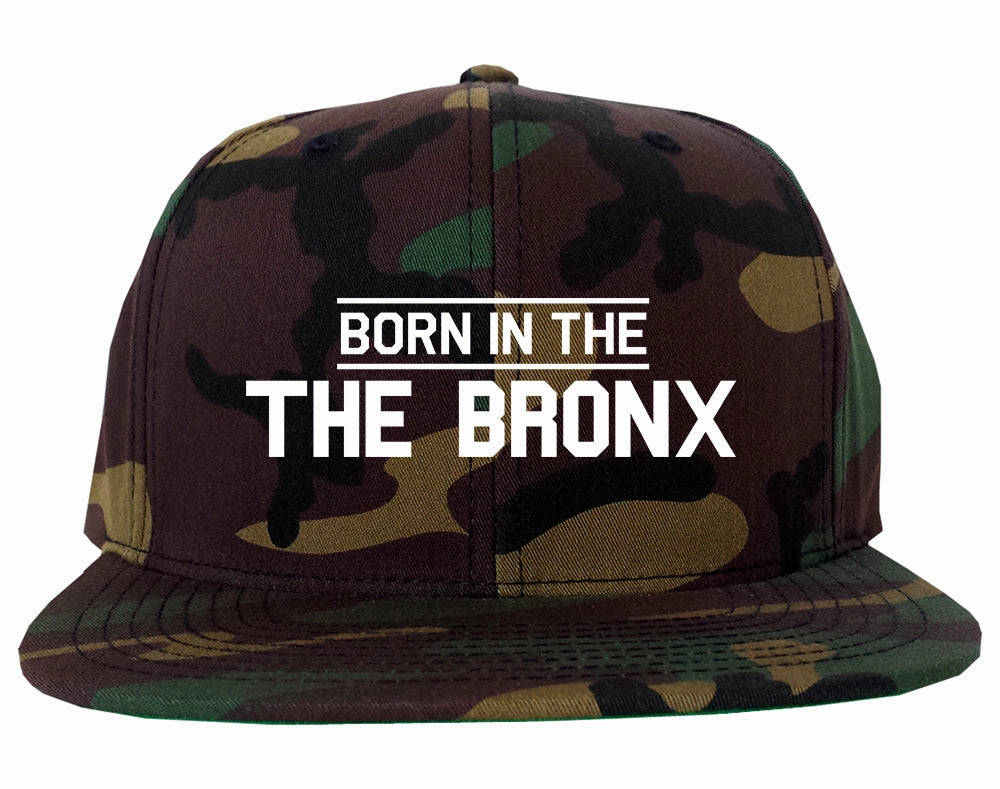 Born In The Bronx NY Mens Snapback Hat