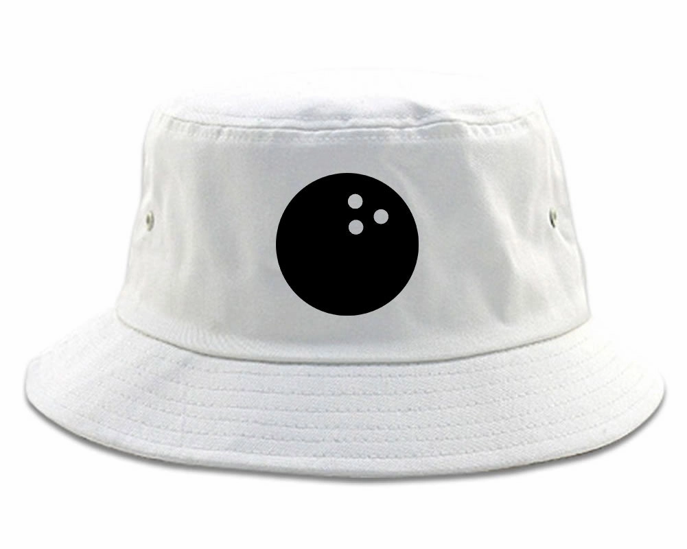 Bowling Ball Chest Mens Bucket Hat
