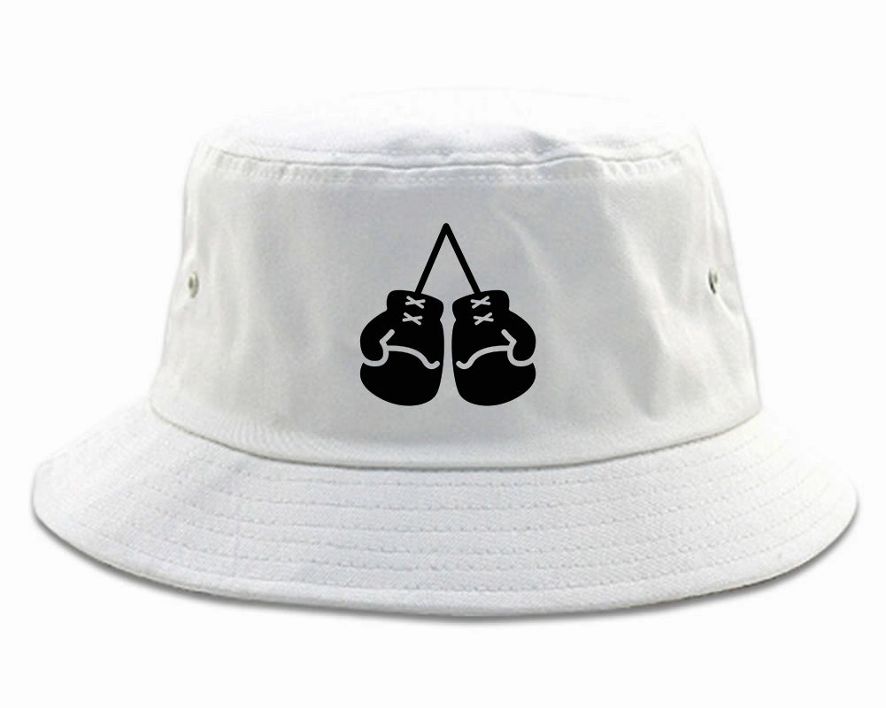 Boxing Gloves Chest Mens Bucket Hat