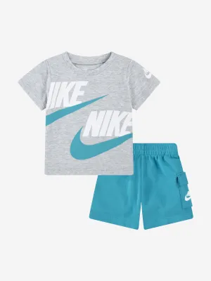 Jungen T-Shirt und Cargo-Shorts Set in Blau