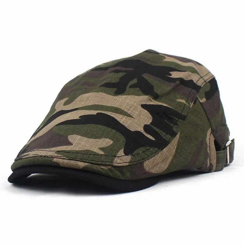 Bret Camouflage en Coton Rglable - Camofix fashion-beret