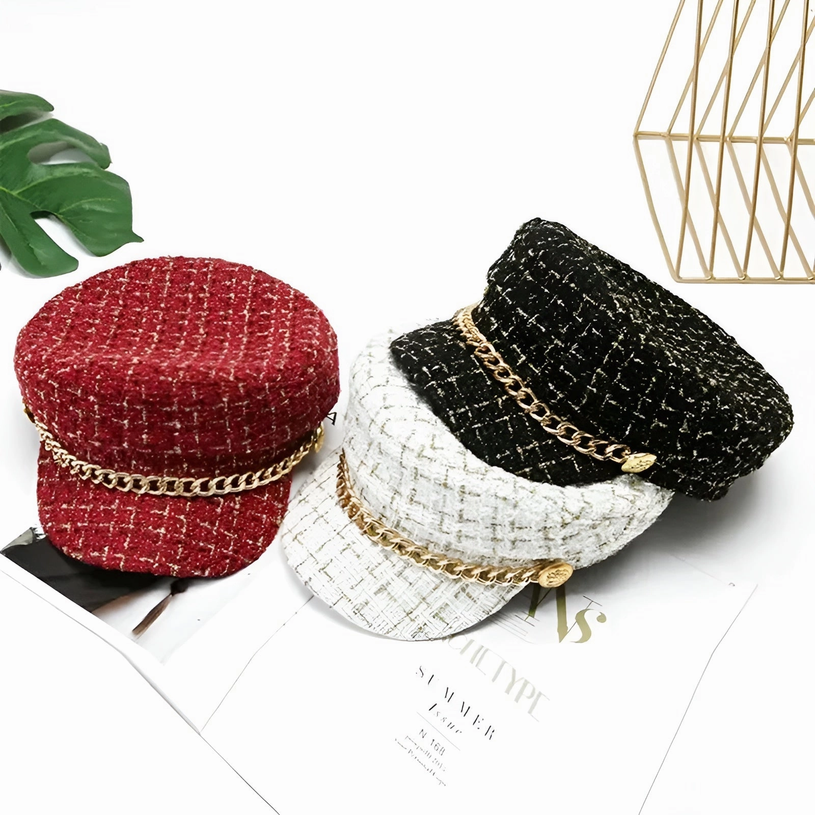 Bret Casquette Gavroche Femme  Chaine fashion-beret