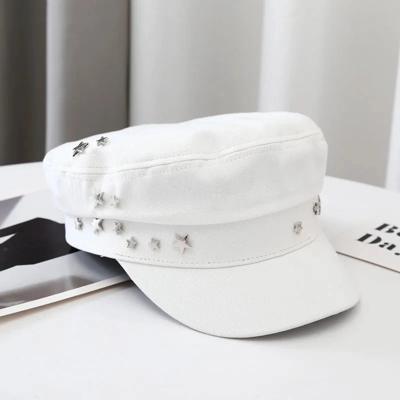 Bret Casquette Gavroche Femme toile Luxe