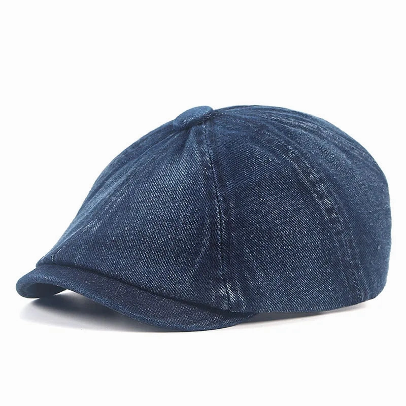 Bret Casquette Gavroche Unisexe - Denim