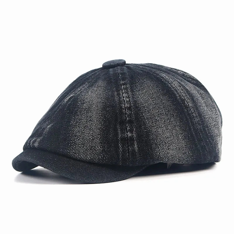 Bret Casquette Gavroche Unisexe - Denim