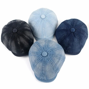 Bret Casquette Gavroche Unisexe - Denim fashion-beret