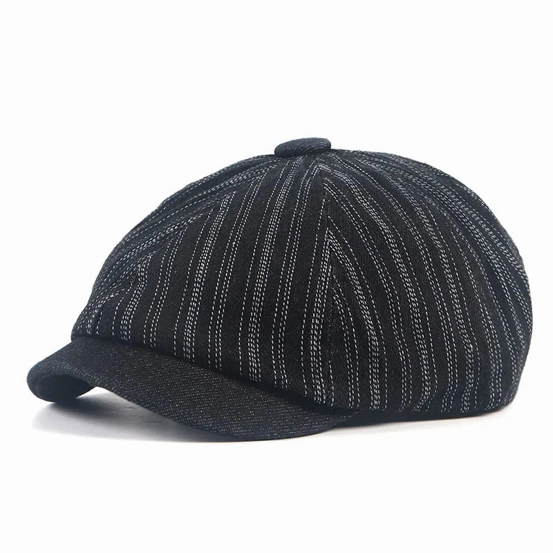 Bret Casquette Gavroche Unisexe - Denim