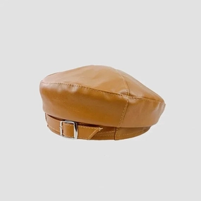 Bret en Cuir Femme fashion-beret