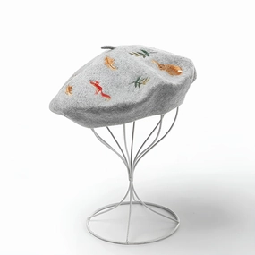 Bret Femme Coton - Motif fashion-beret