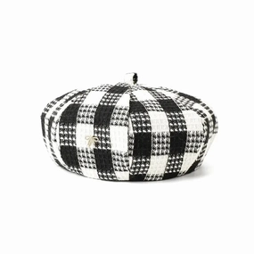 Bret Femme Coton  Carreaux fashion-beret