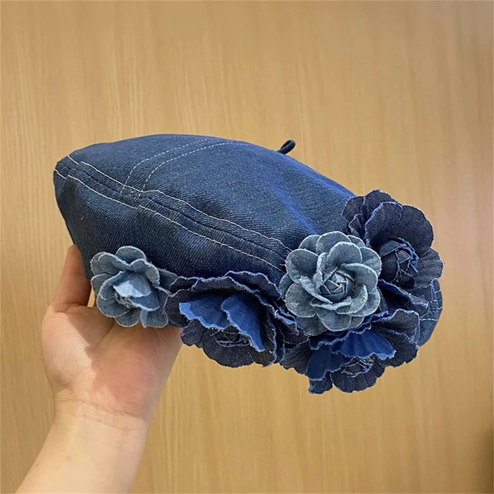 Bret Femme en Jean Fleur