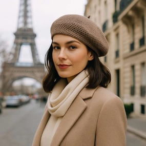 Bret Femme Lger Respirant Classe fashion-beret