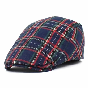 Bret Homme  Carreaux - BritishStyle fashion-beret
