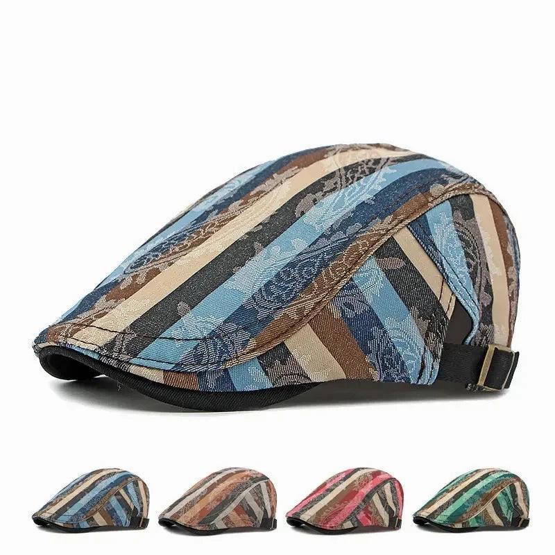 Bret Homme en Coton Raye Multicolore - Stripe