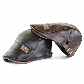 Bret Homme en Cuir - legant fashion-beret