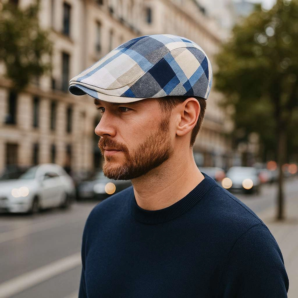 Bret Motif Carreaux - Britcap
