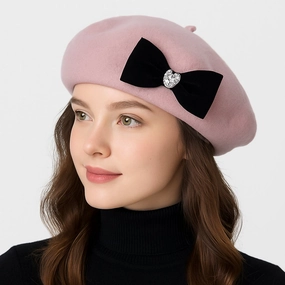 Bret Rose Femme en Coton fashion-beret