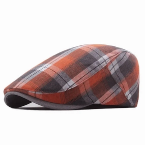 Bret Vintage en Tartan - Autumna fashion-beret