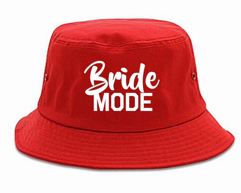 Bride Mode Bridal Mens Bucket Hat