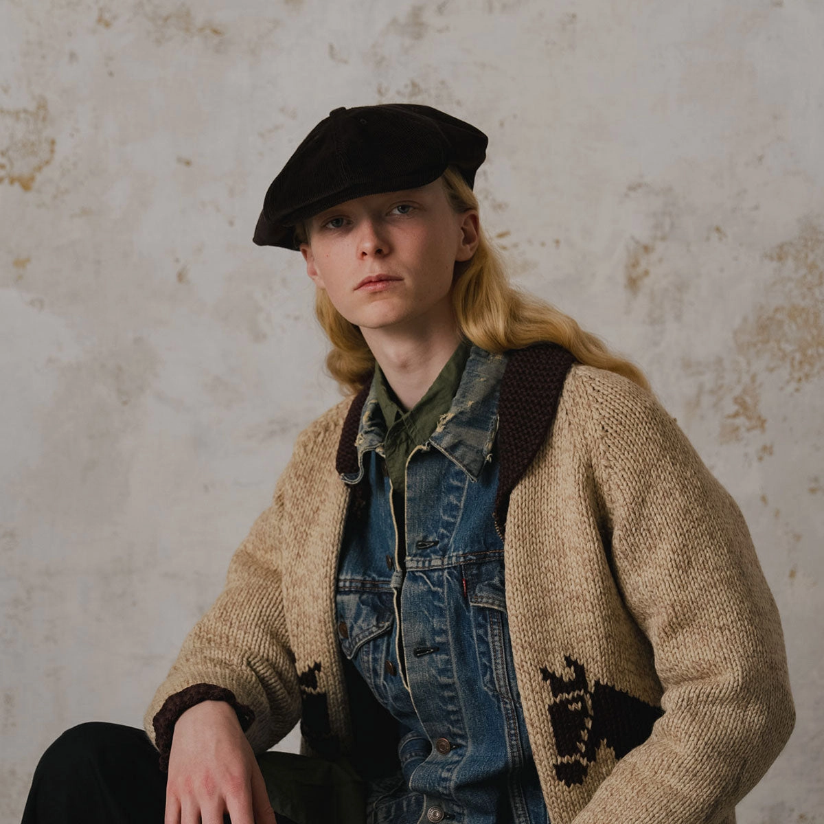 BRITISH CORDUROY PK HUNTING - Black