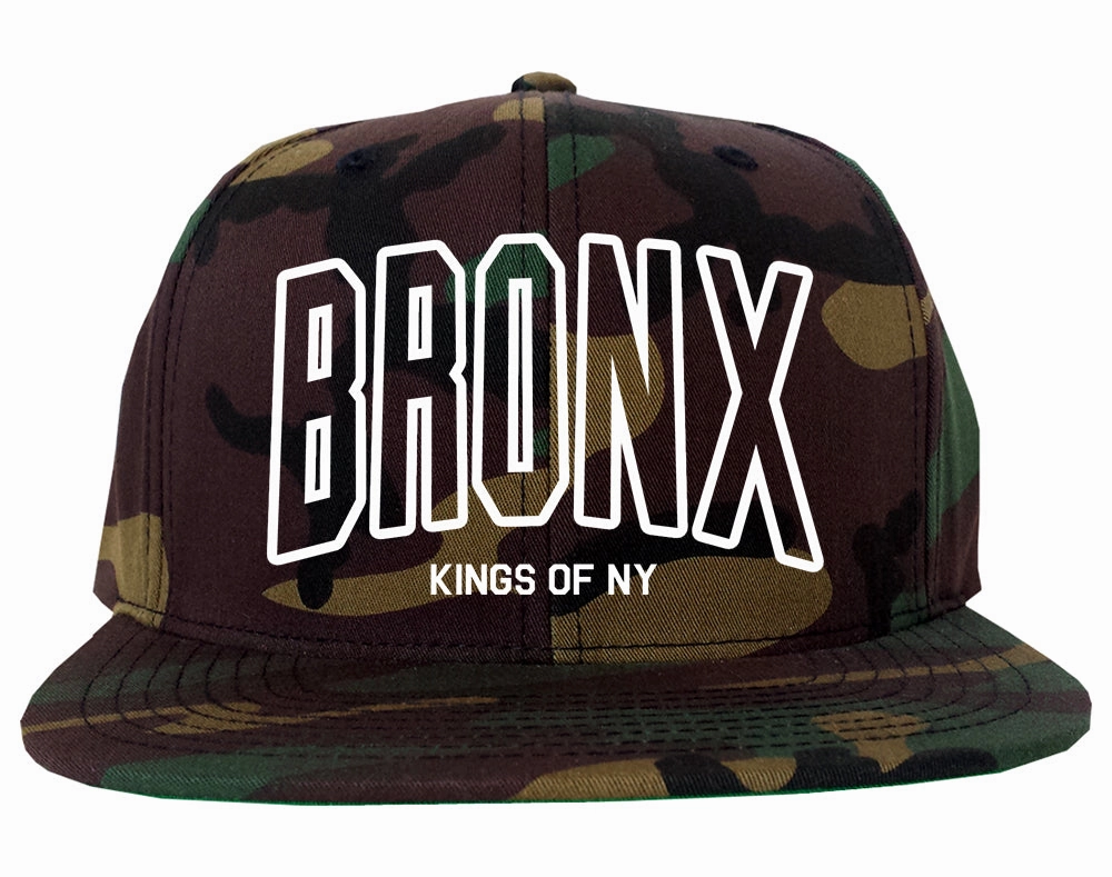 BRONX College Outline Mens Snapback Hat
