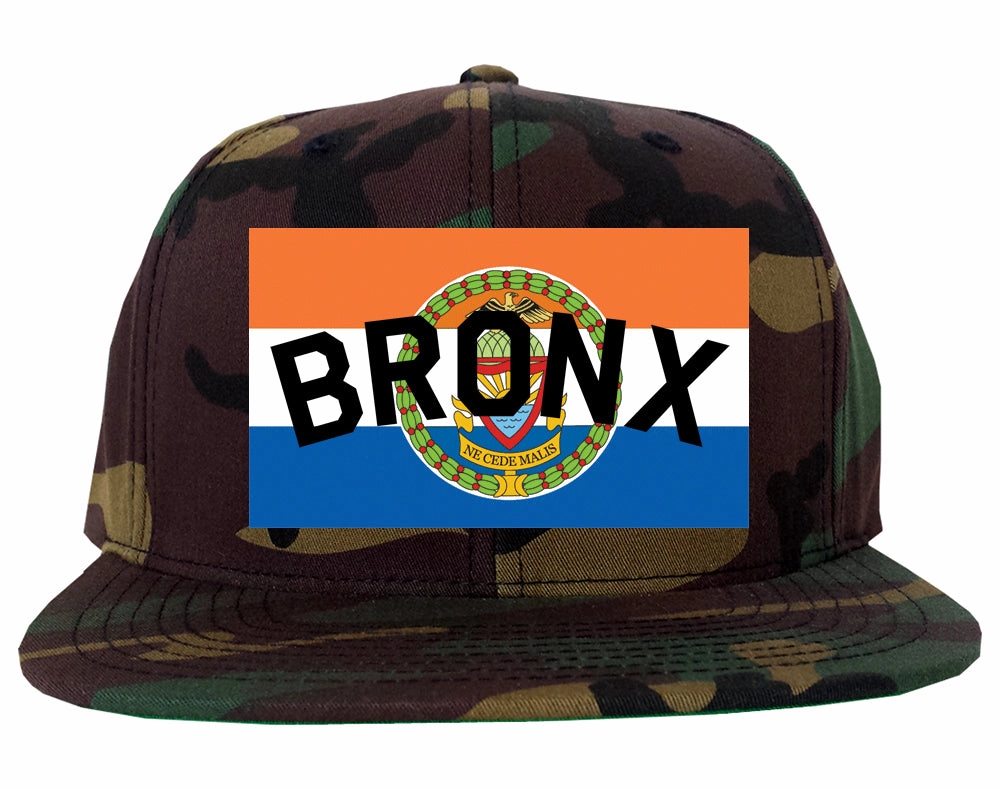 Bronx Flag Mens Snapback Hat