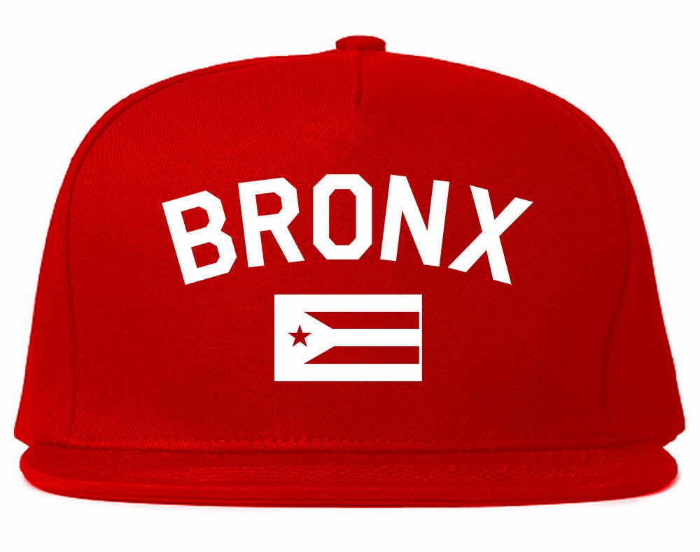 Bronx Puerto Rico Flag Mens Snapback Hat