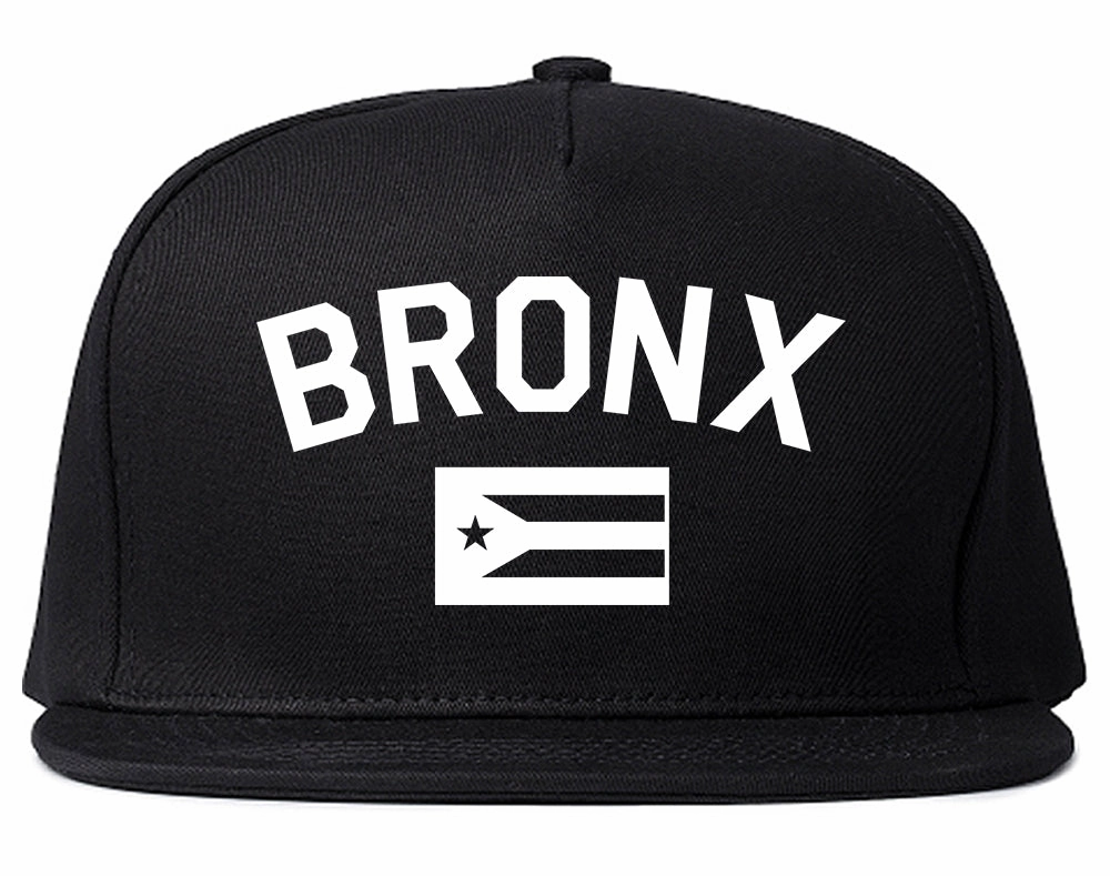 Bronx Puerto Rico Flag Mens Snapback Hat