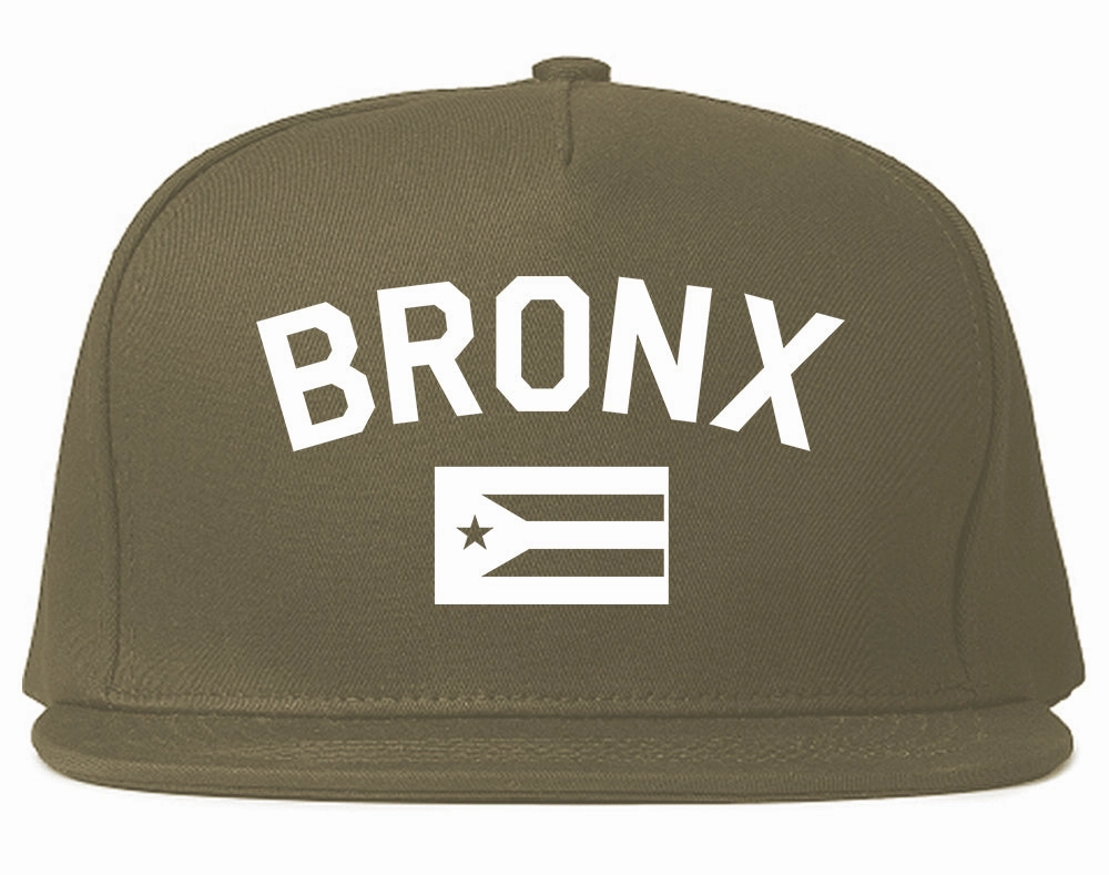 Bronx Puerto Rico Flag Mens Snapback Hat