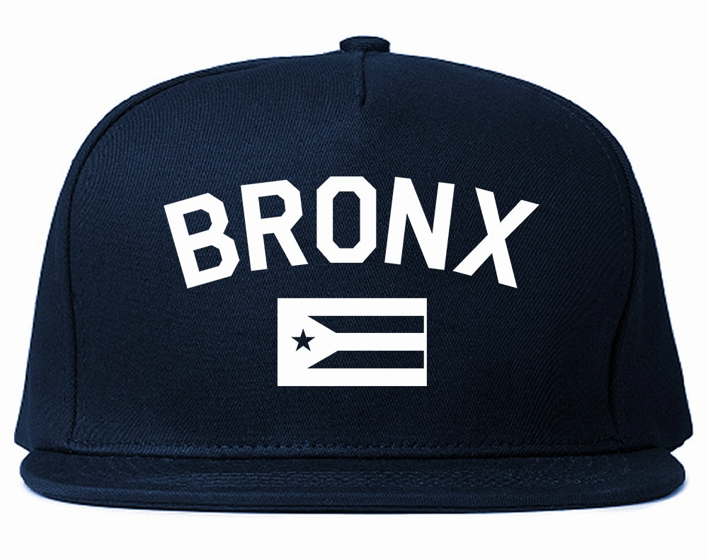 Bronx Puerto Rico Flag Mens Snapback Hat