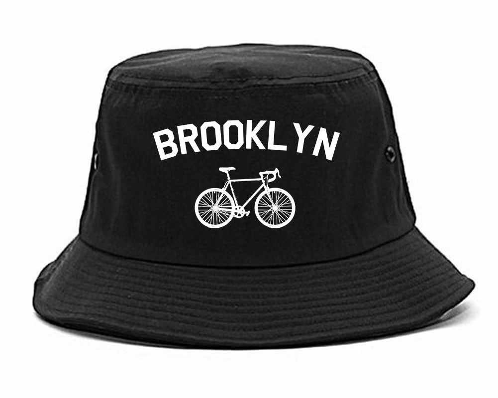 Brooklyn Vintage Bike Cycling Mens Bucket Hat