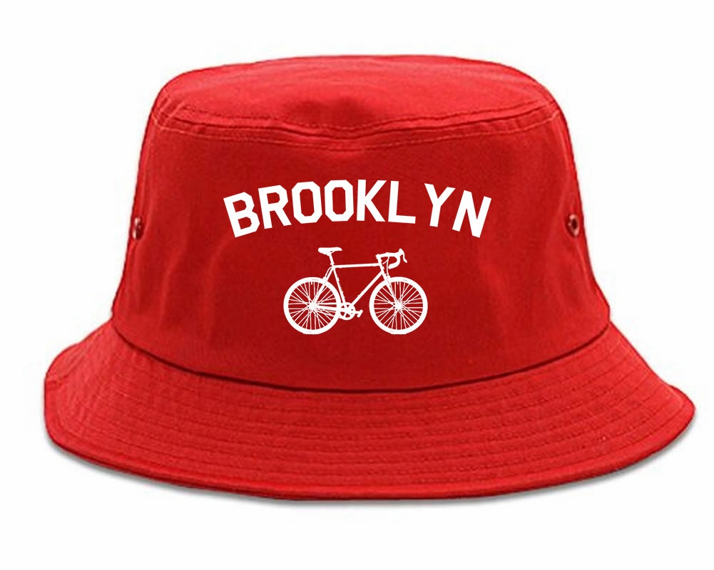 Brooklyn Vintage Bike Cycling Mens Bucket Hat