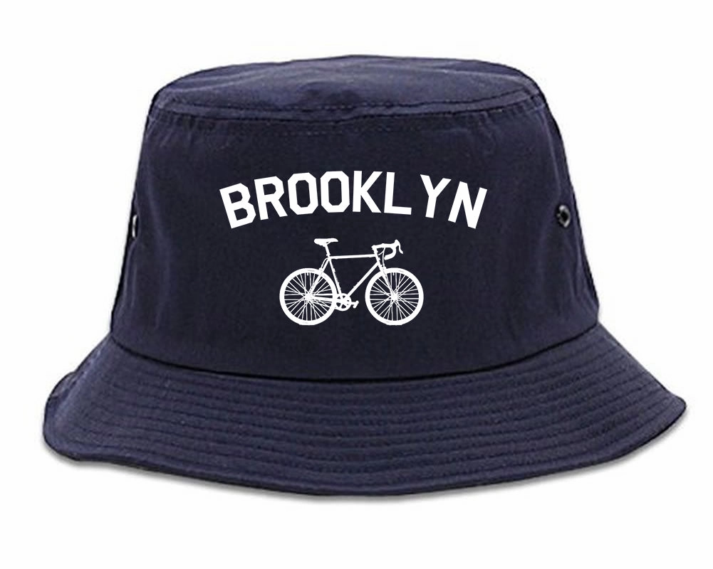 Brooklyn Vintage Bike Cycling Mens Bucket Hat