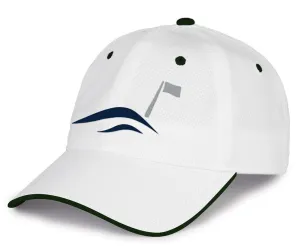 Brrr Performance Golf Hat - White casual-dad-hat