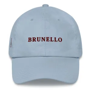 Brunello Cap Wine Font casual-baseball-cap