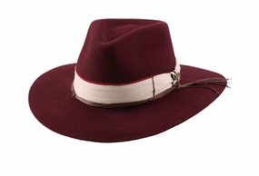 Bullhide -  Carte Blanche - Wine winter-felt-cap