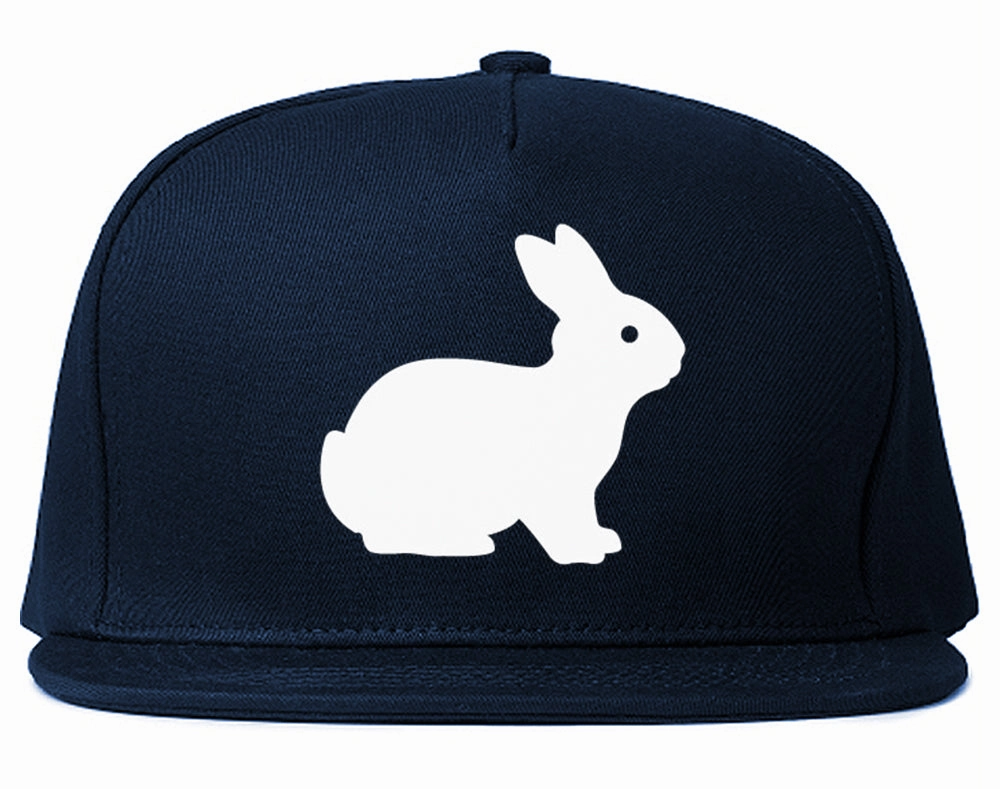 Bunny Rabbit Easter Chest Mens Snapback Hat