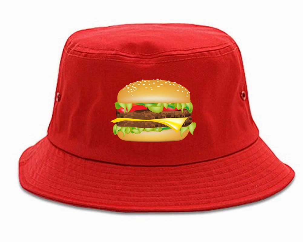 Burger Chest Mens Bucket Hat