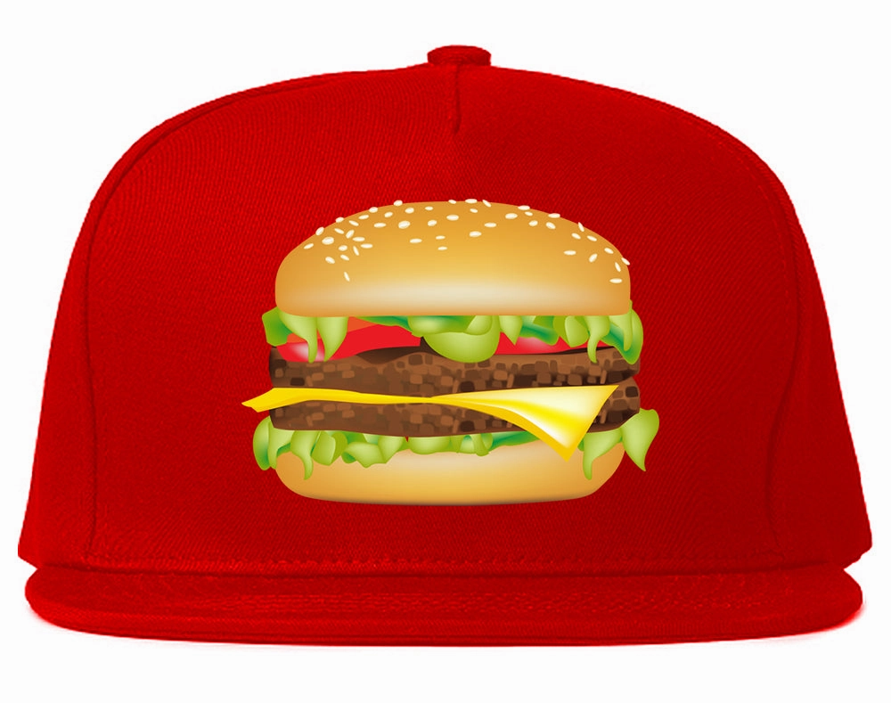 Burger Chest Mens Snapback Hat