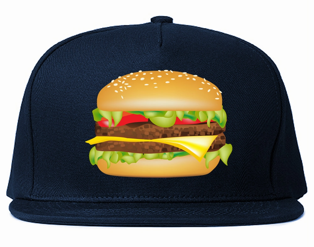Burger Chest Mens Snapback Hat