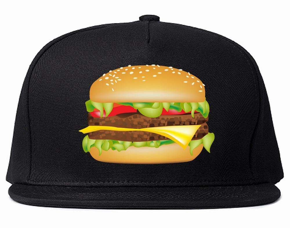 Burger Chest Mens Snapback Hat