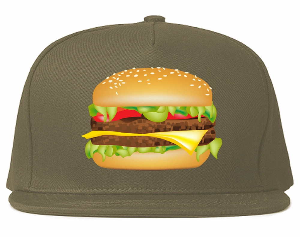 Burger Chest Mens Snapback Hat