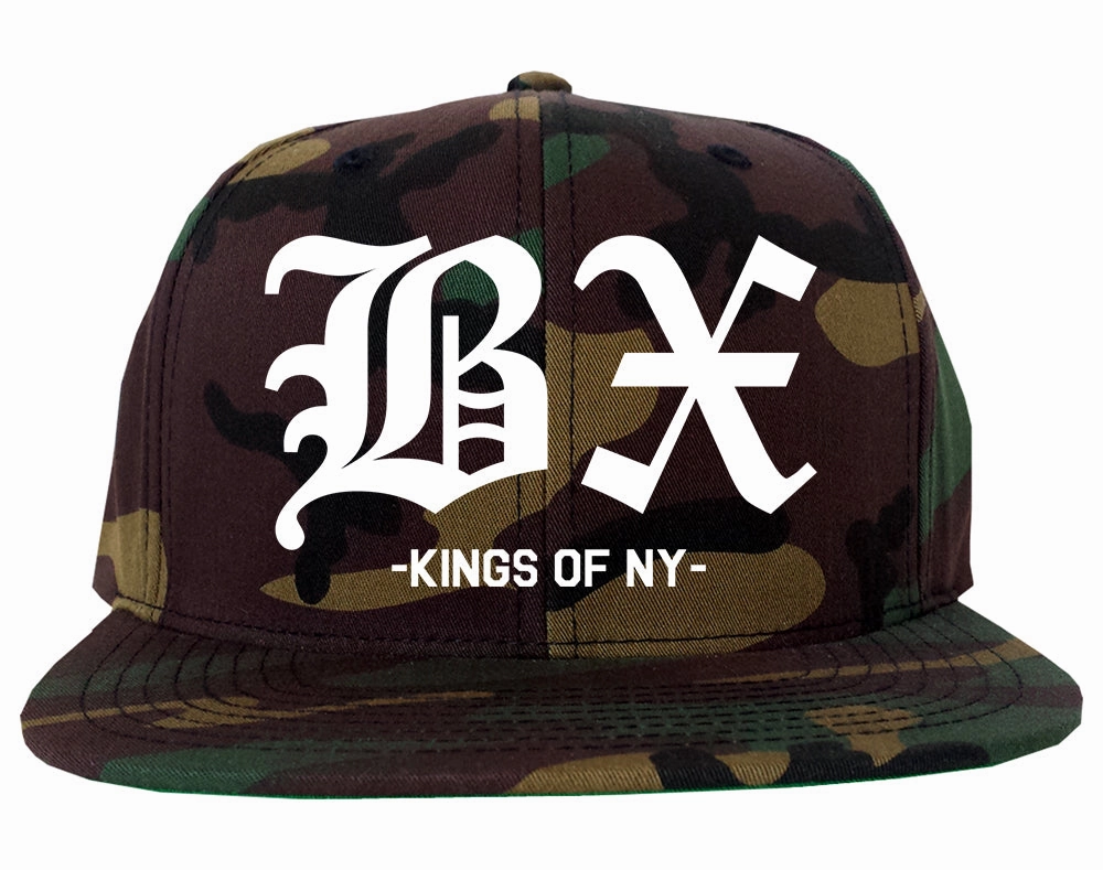 BX Old English Bronx New York Snapback Hat