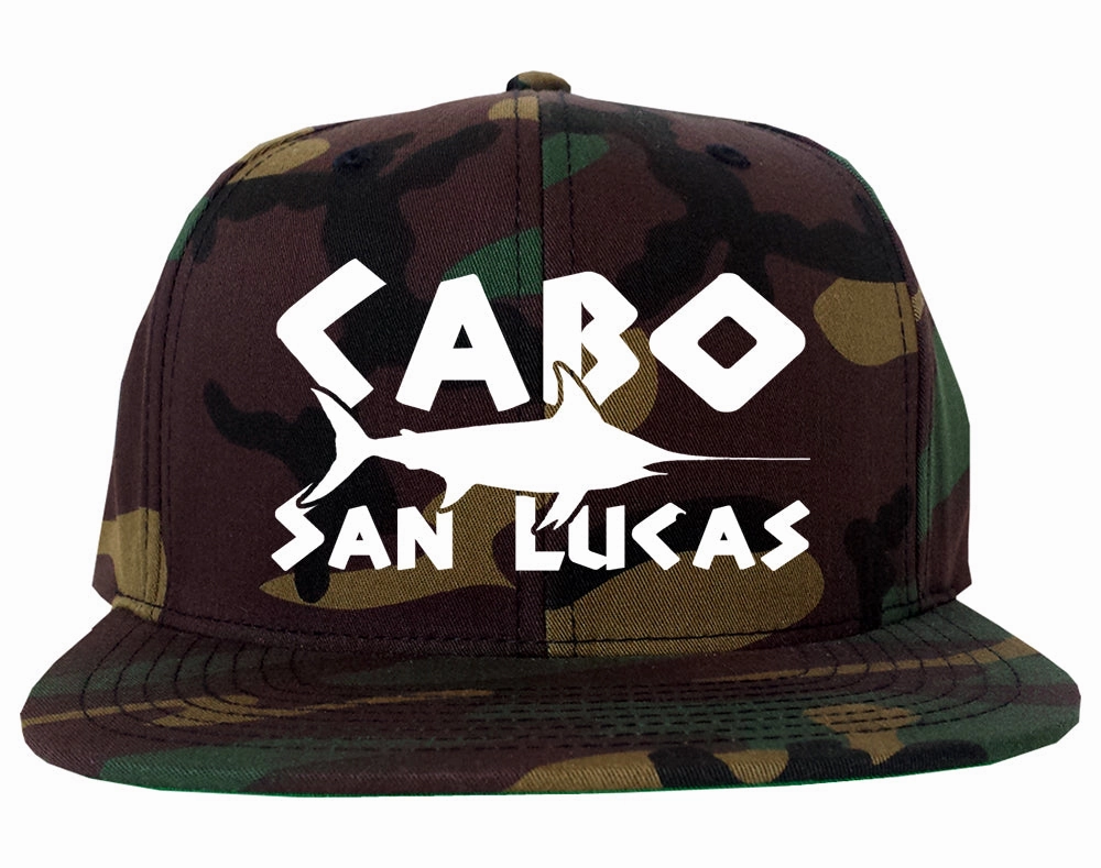 Cabo San Lucas Mexico Swordfish Mens Snapback Hat