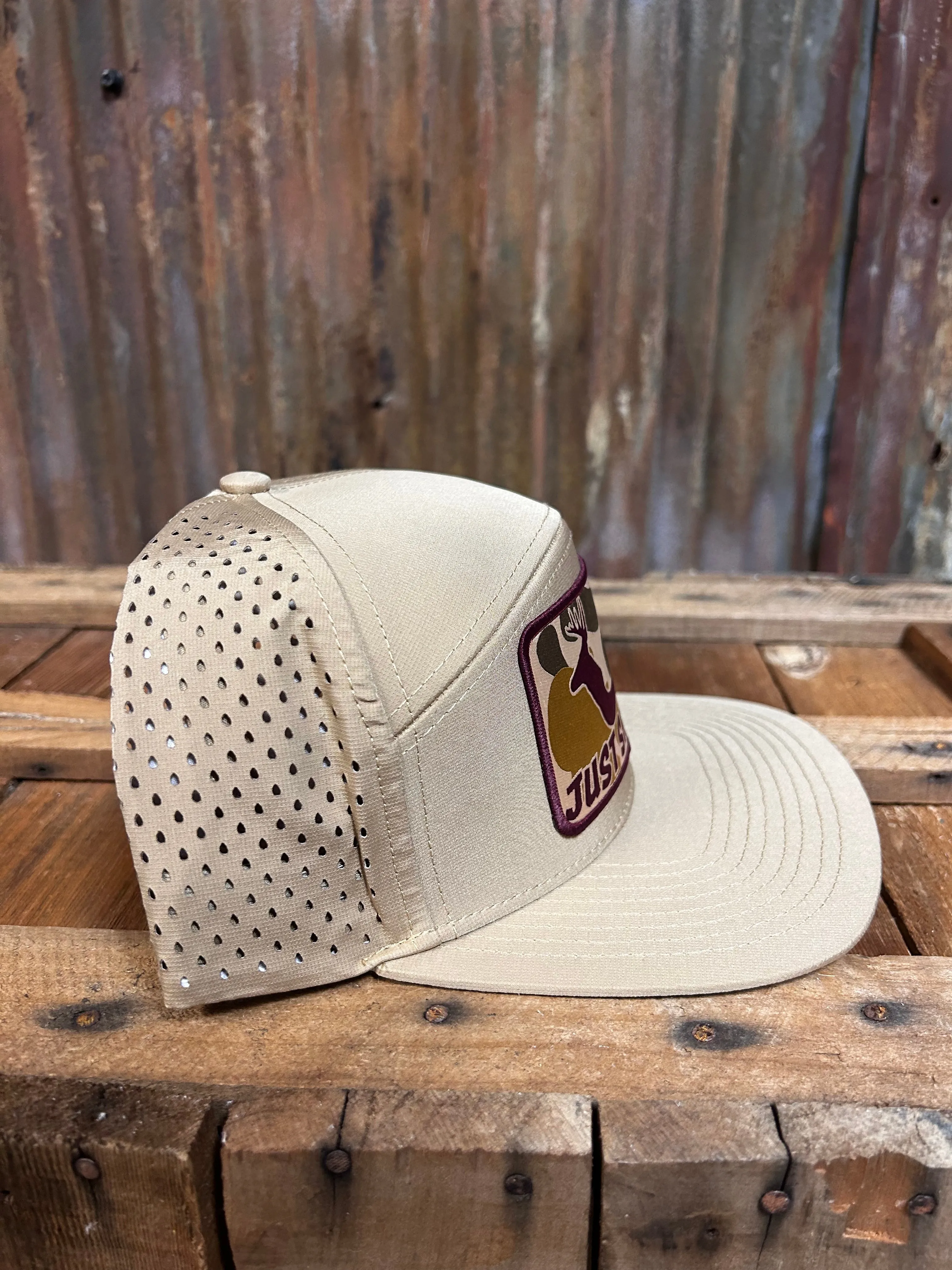 Cactus Alley "Just Shoot it" White Trial Camo Snapback
