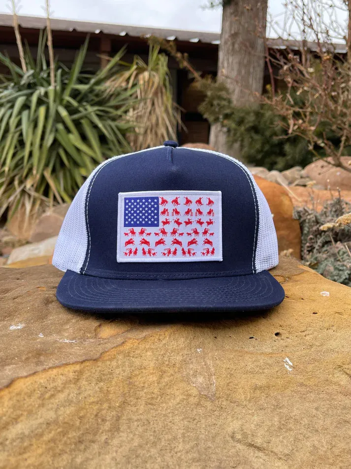 Cactus Alley "Rodeo Flag" casual-baseball-cap