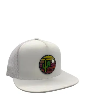 Cactus Alley Sunset White Cap casual-baseball-cap