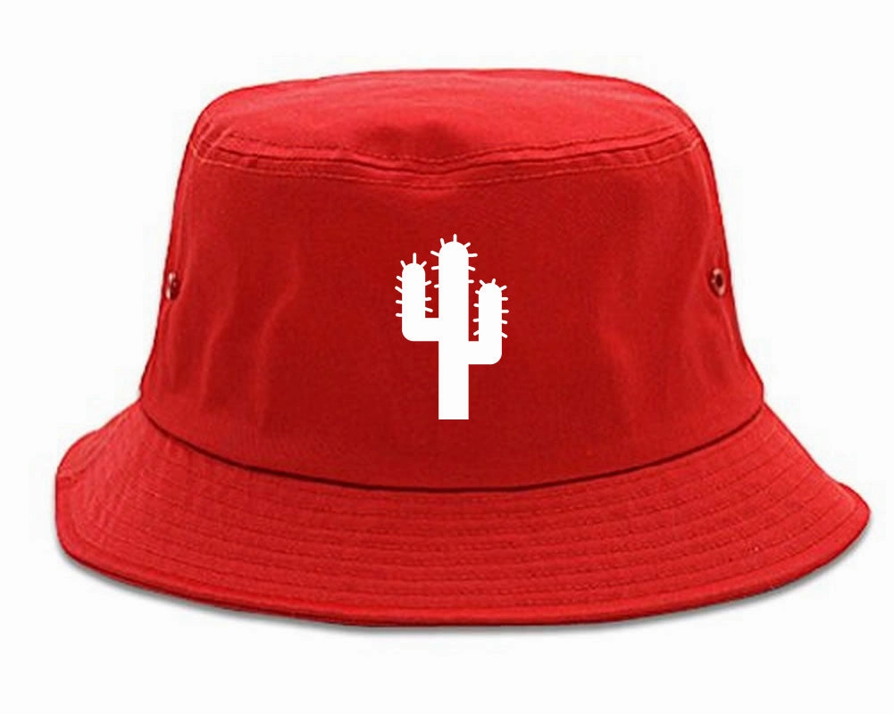 Cactus Logo Chest Mens Bucket Hat