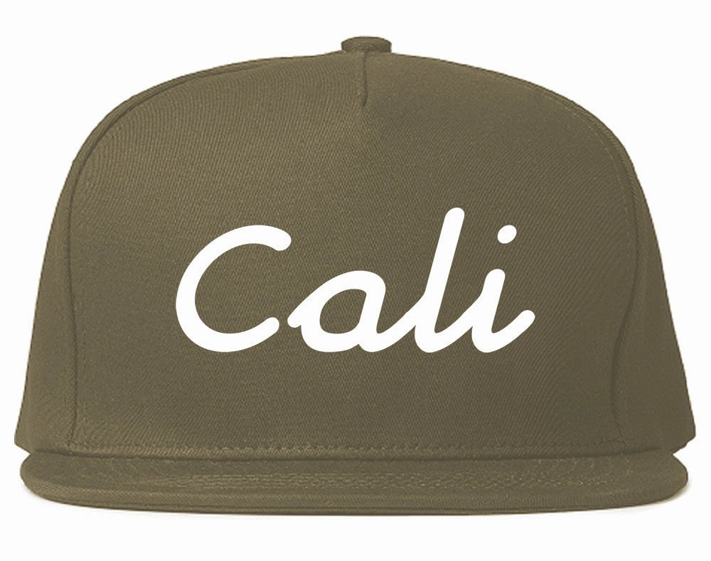 Cali California Script Snapback Hat